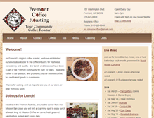 Tablet Screenshot of fremontcoffee.com