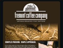 Tablet Screenshot of fremontcoffee.net